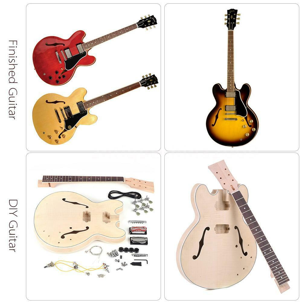 Best ideas about DIY Electric Guitar Kit
. Save or Pin ES 335 Unfinished DIY Electric Guitar Kit Semi Hollow Now.