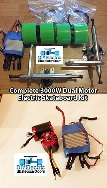 Best ideas about DIY Electric Longboard Kit
. Save or Pin plete 4400w Dual Motor Electric Skateboard Kit ‹ DIY Now.