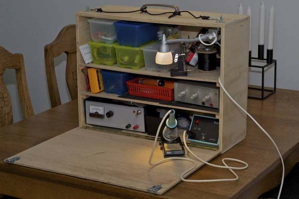 Best ideas about DIY Electronic Workbench
. Save or Pin Portable electronics desk Now.