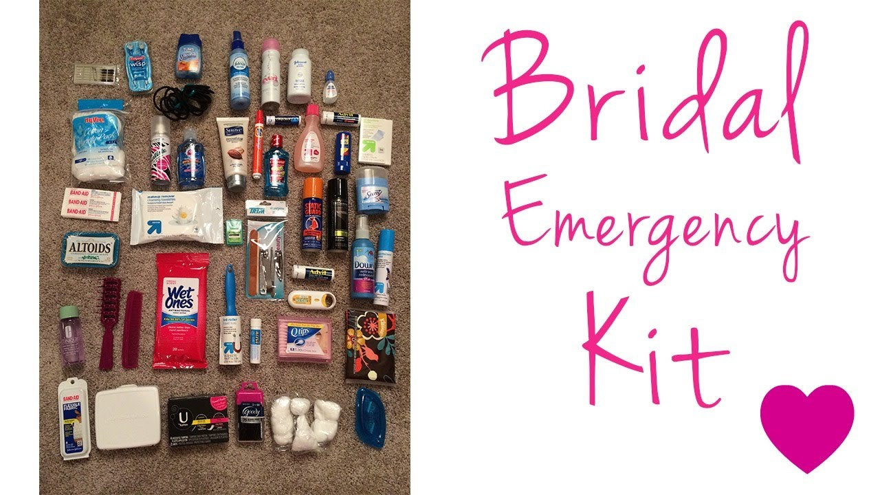 Best ideas about DIY Emergency Kit
. Save or Pin Bridal Emergency Kit Travel Toiletry Kit DIY Kit Now.