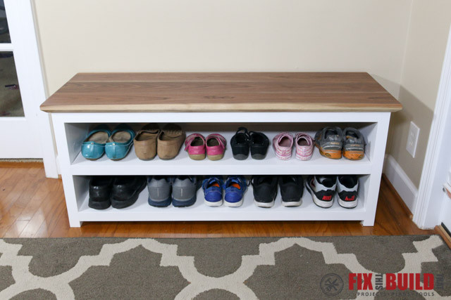 Best ideas about DIY Entryway Bench With Shoe Storage
. Save or Pin DIY Entryway Shoe Storage Bench Now.