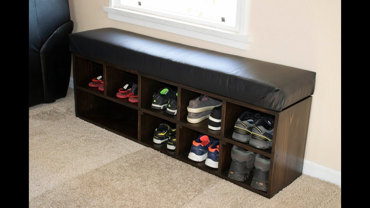 Best ideas about DIY Entryway Bench With Shoe Storage
. Save or Pin DIY Shoe Storage Bench Now.