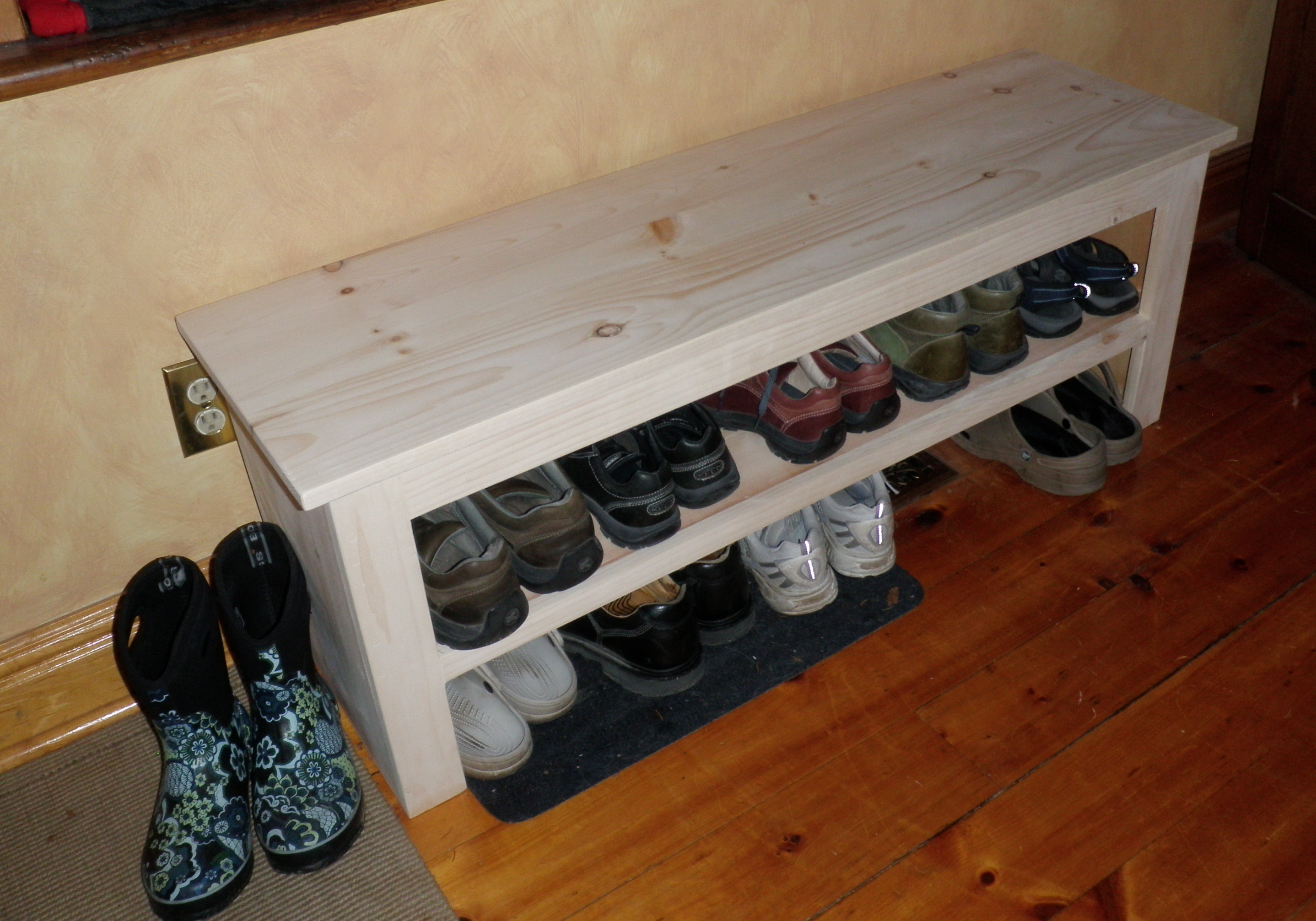 Best ideas about DIY Entryway Bench With Shoe Storage
. Save or Pin Ana White Now.