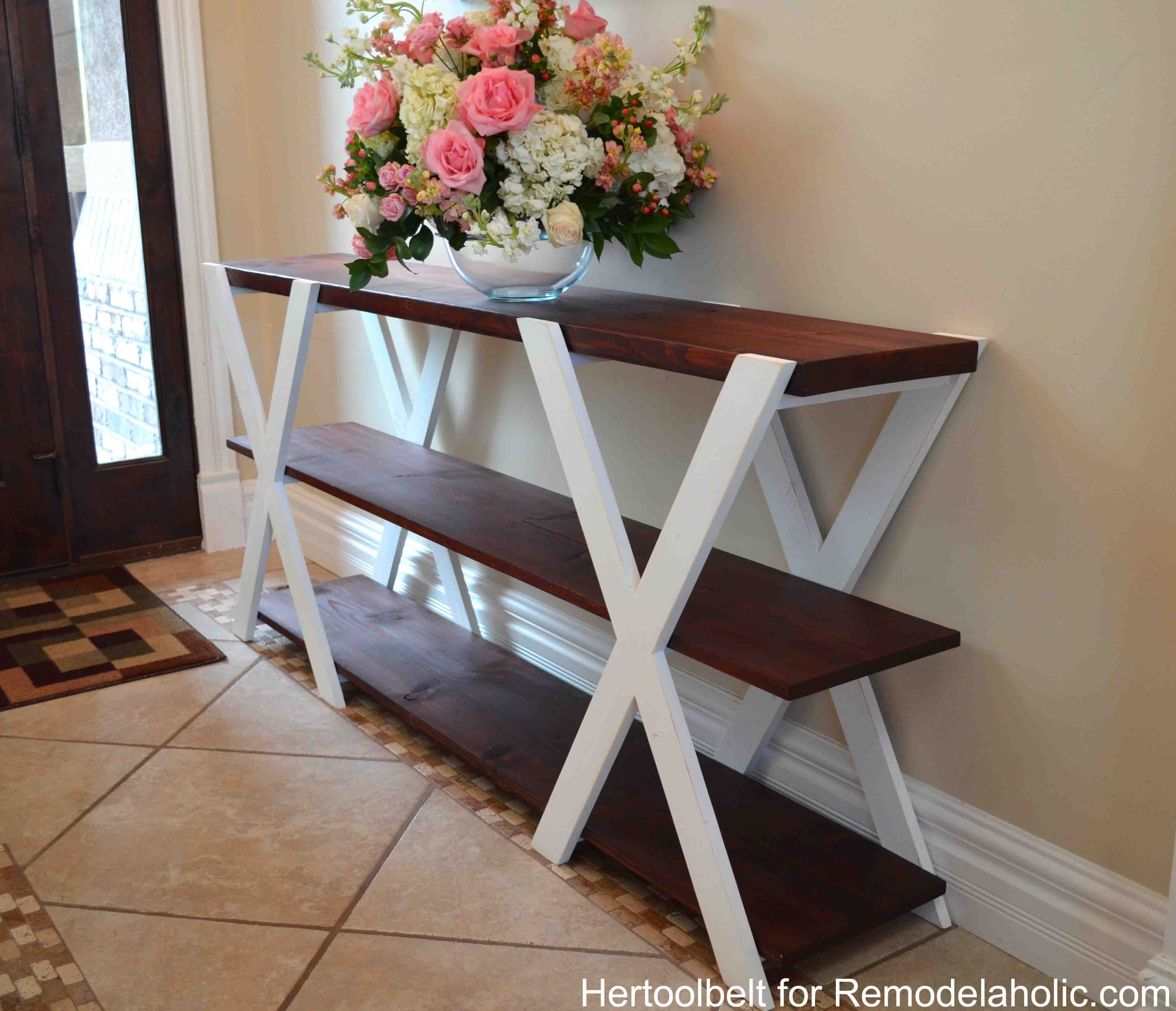 Best ideas about DIY Entryway Table
. Save or Pin Remodelaholic Now.