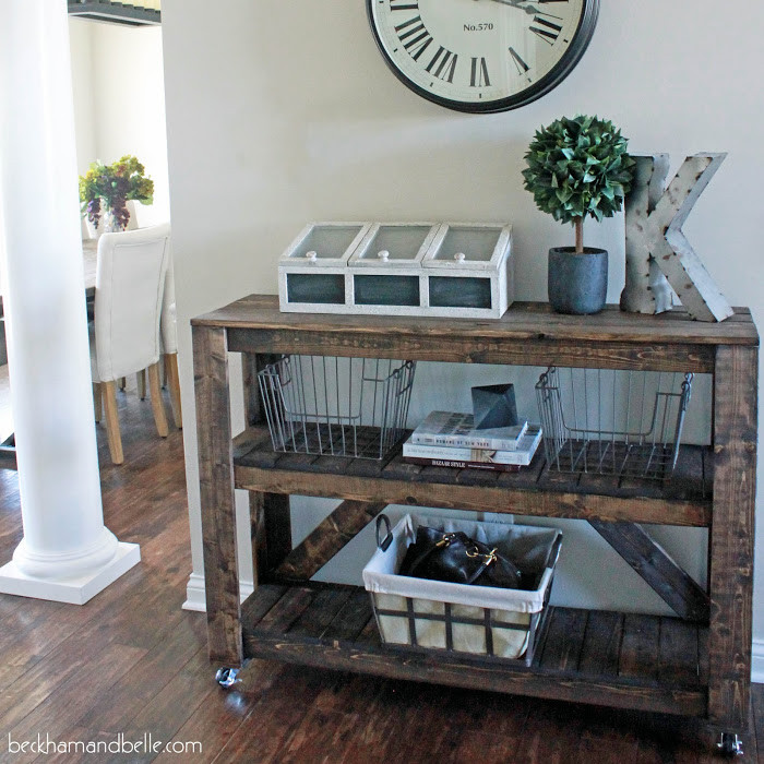 Best ideas about DIY Entryway Table
. Save or Pin DIY Wooden Console Entryway Table Shelterness Now.
