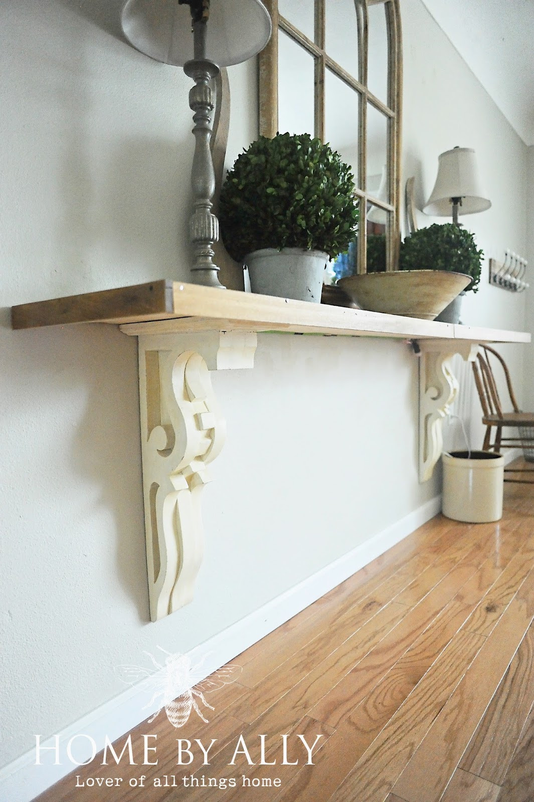 Best ideas about DIY Entryway Table
. Save or Pin Home by Ally DIY Entryway Table using corbels Now.