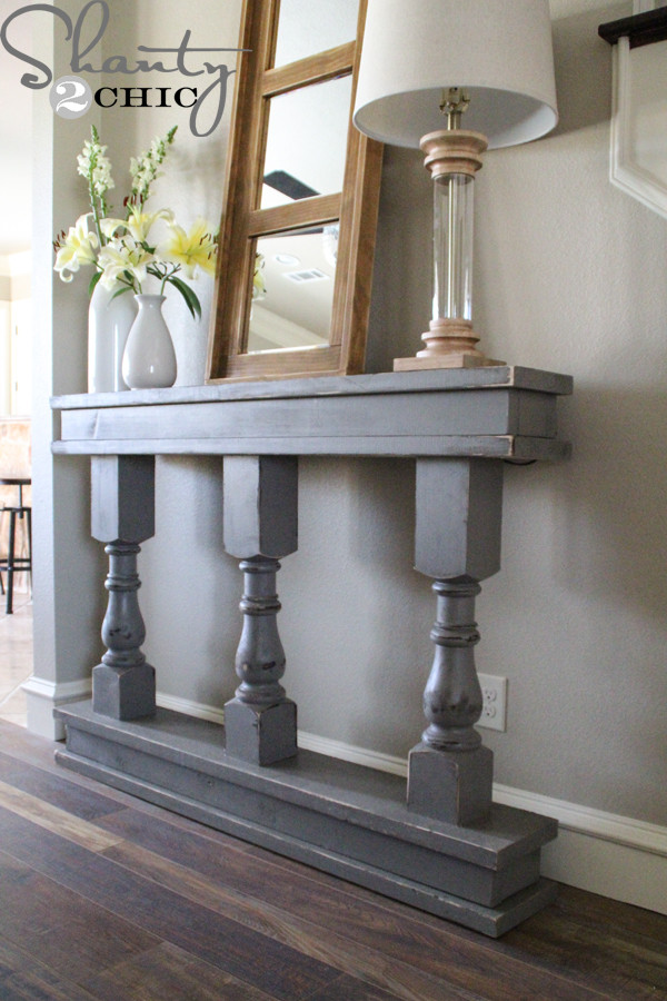 Best ideas about DIY Entryway Table
. Save or Pin DIY Console Table Shanty 2 Chic Now.