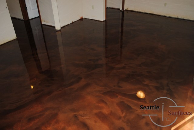 Best ideas about DIY Epoxy Floor
. Save or Pin Designer Epoxy Basement Floor After Failed DIY Modern Now.