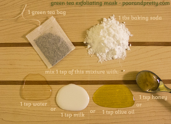 Best ideas about DIY Exfoliating Face Mask
. Save or Pin Poor & Pretty – DIY Beauty Green tea exfoliating mask Now.