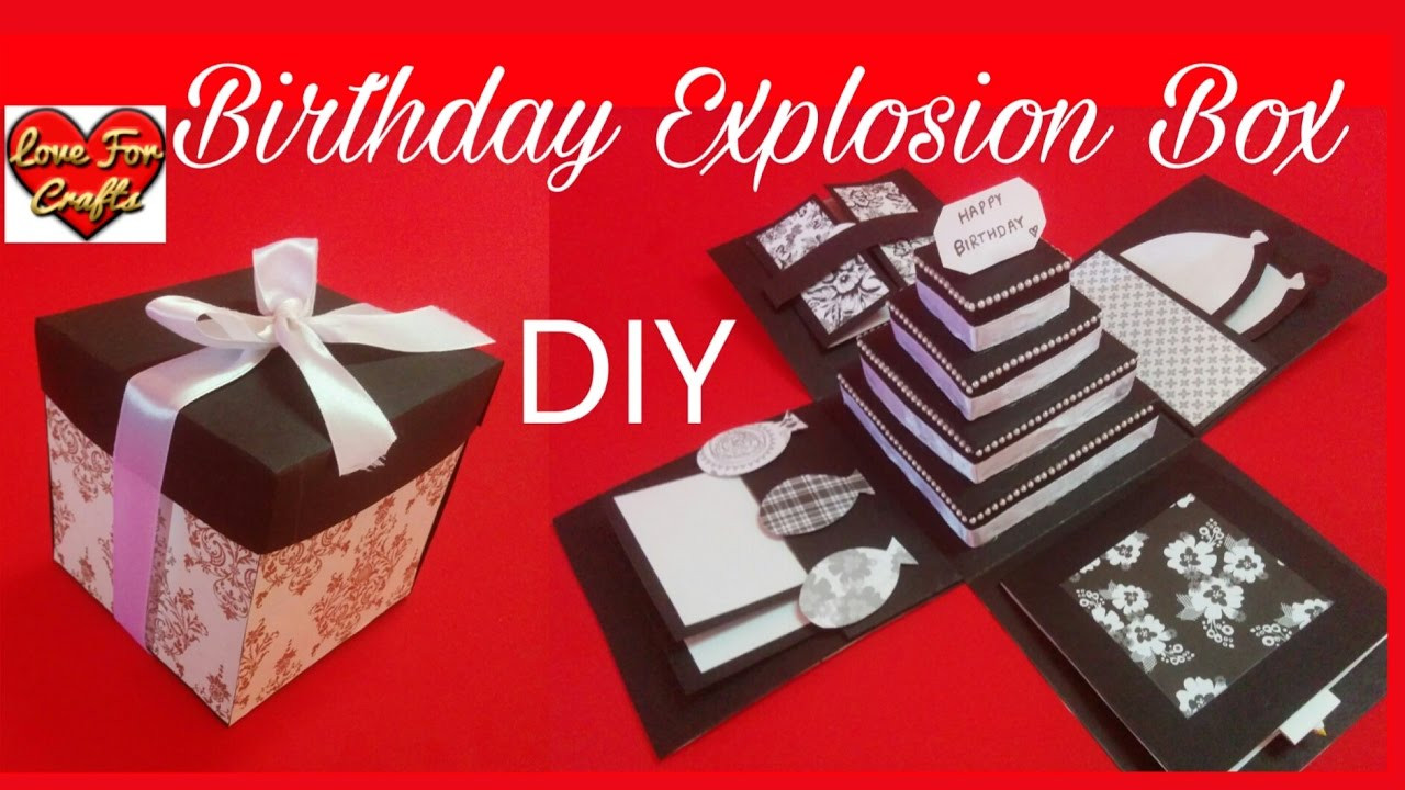 Best ideas about DIY Explosion Box
. Save or Pin Birthday Explosion Box DIY Now.