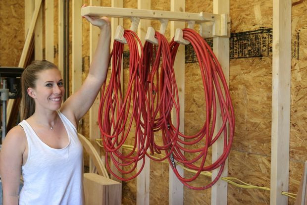 Best ideas about DIY Extension Cord Organizer
. Save or Pin Folding Extension Cord Organizer Garage Now.