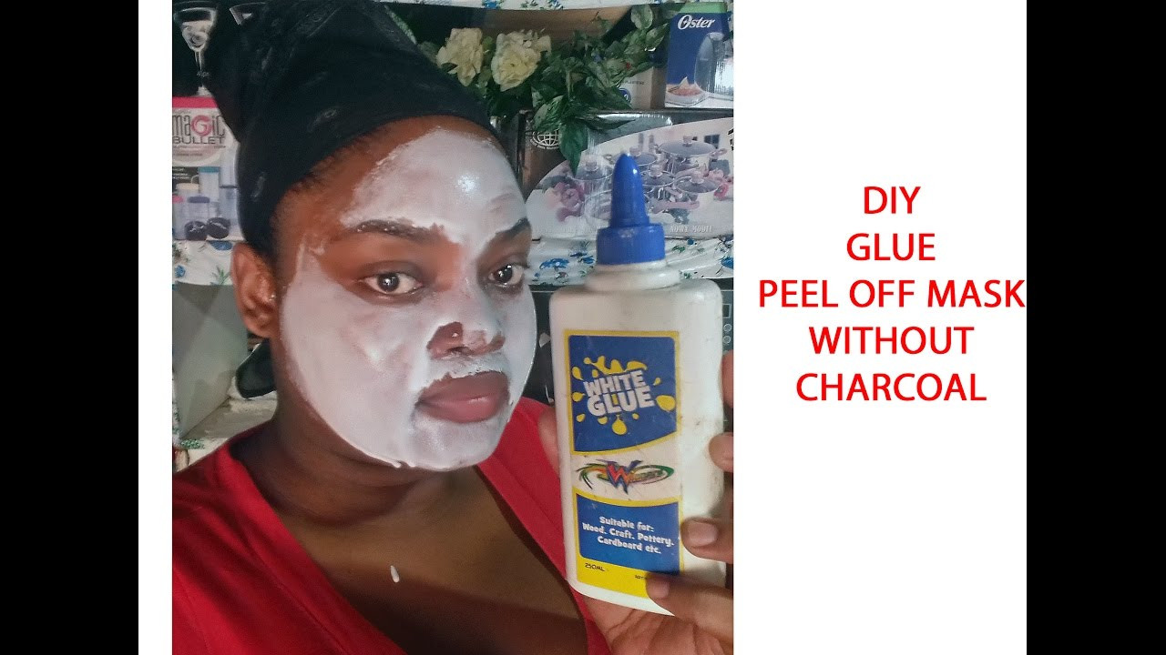 Best ideas about DIY Face Mask With Glue
. Save or Pin DIY GLUE PEEL OFF MASK without charcoal Now.