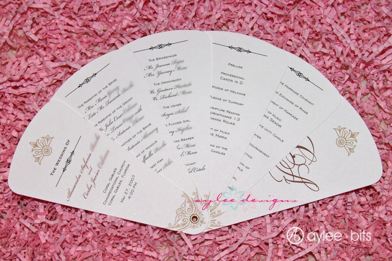 Best ideas about DIY Fan Wedding Programs
. Save or Pin DIY Fan Programs Now.