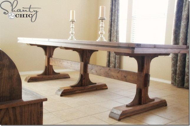 Best ideas about DIY Farm Table Plans
. Save or Pin DIY Dining Table Triple Pedestal Farmhouse Shanty 2 Chic Now.