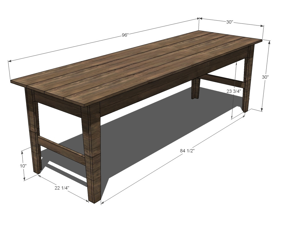 Best ideas about DIY Farm Table Plans
. Save or Pin Ana White Now.