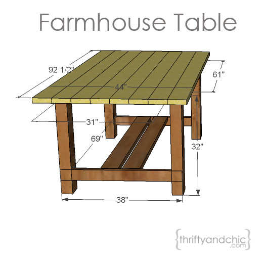 Best ideas about DIY Farm Table Plans
. Save or Pin Thrifty and Chic DIY Projects and Home Decor Now.