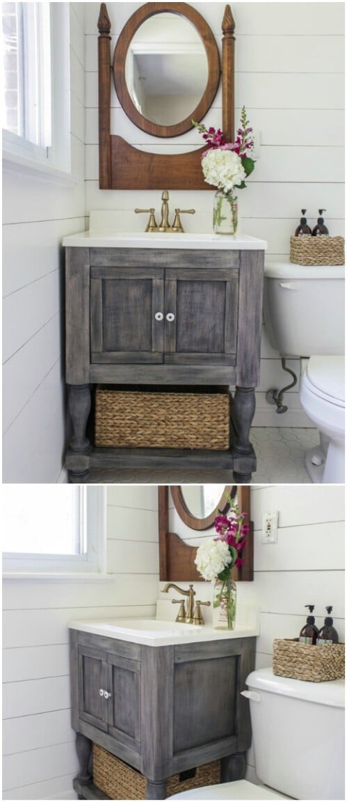 Best ideas about DIY Farmhouse Bathroom Vanity
. Save or Pin 20 Gorgeous DIY Bathroom Vanities to Beautify Your Beauty Now.