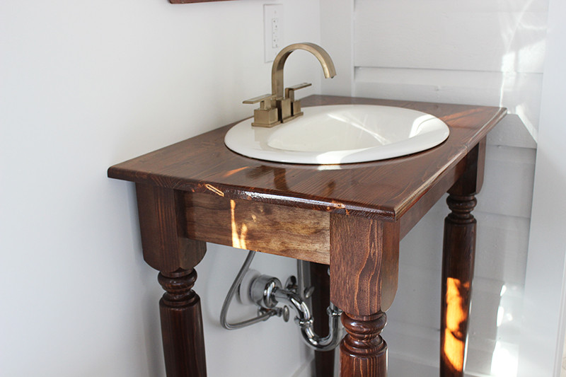 Best ideas about DIY Farmhouse Bathroom Vanity
. Save or Pin DIY Farmhouse Bathroom Vanities thewhitebuffalostylingco Now.