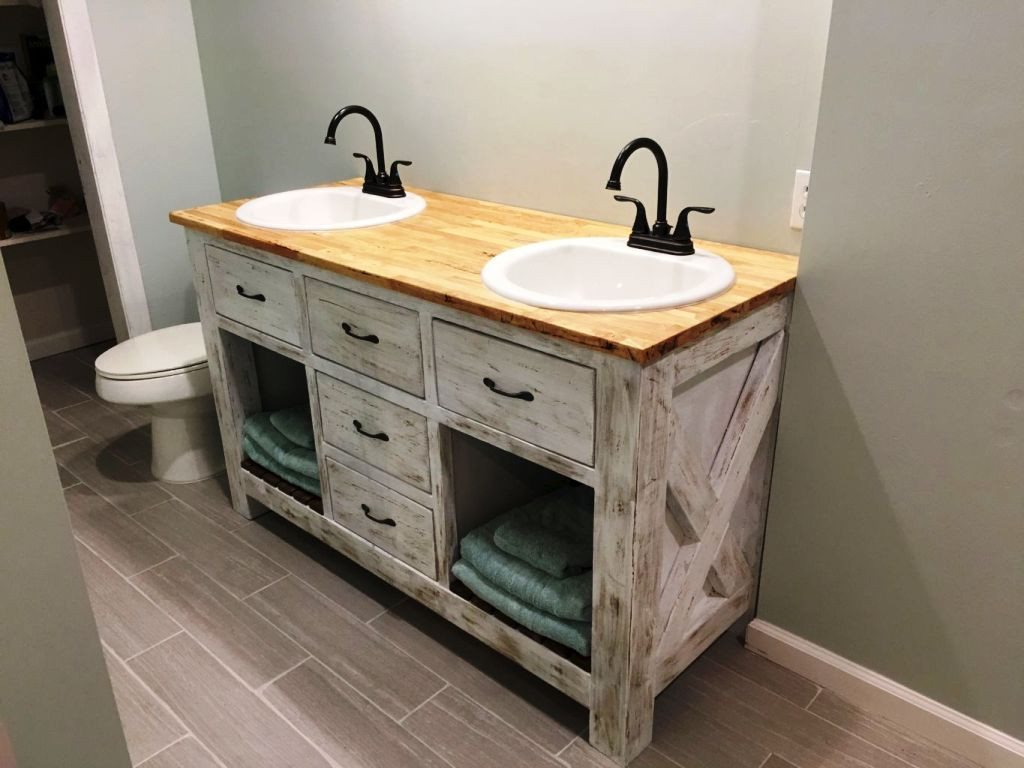 Best ideas about DIY Farmhouse Bathroom Vanity
. Save or Pin Installing Farmhouse Bathroom Vanity Now.