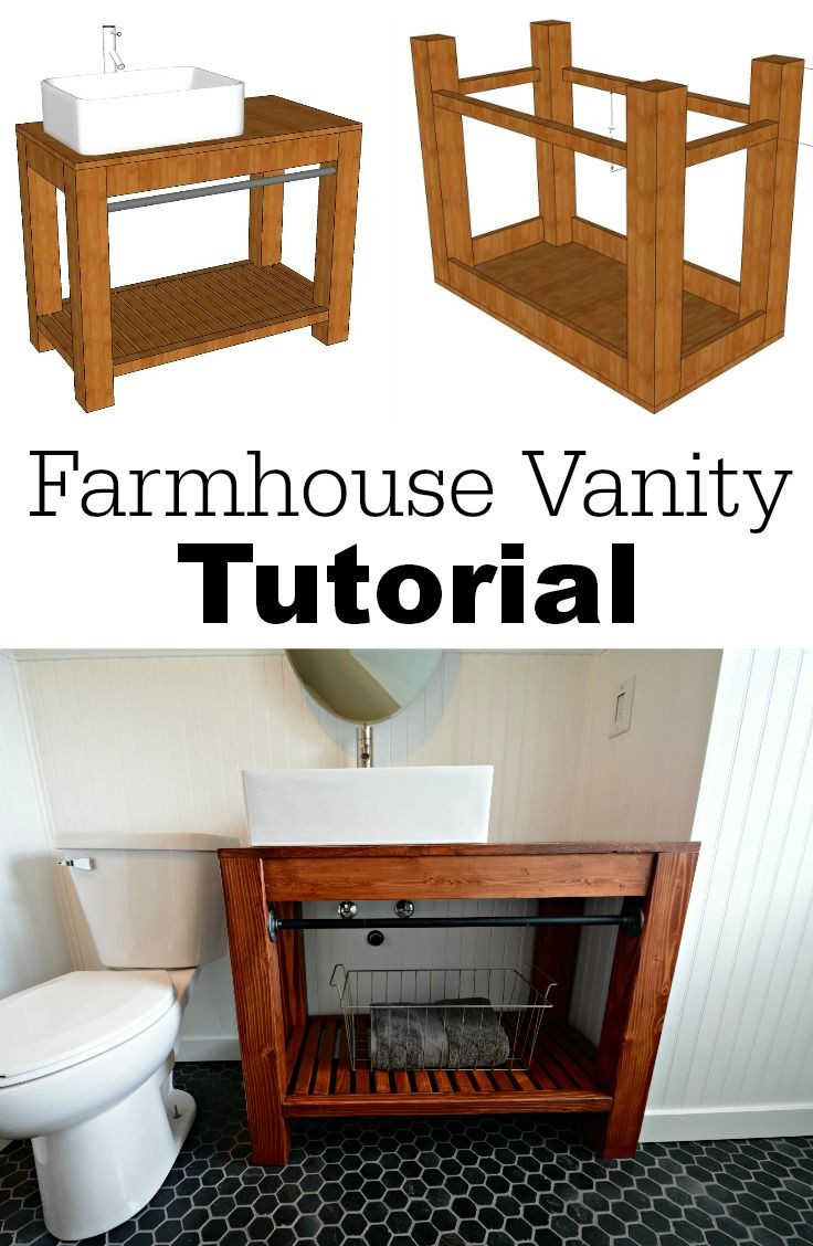 Best ideas about DIY Farmhouse Bathroom Vanity
. Save or Pin Modern Farmhouse Bathroom Vanity Tutorial Now.