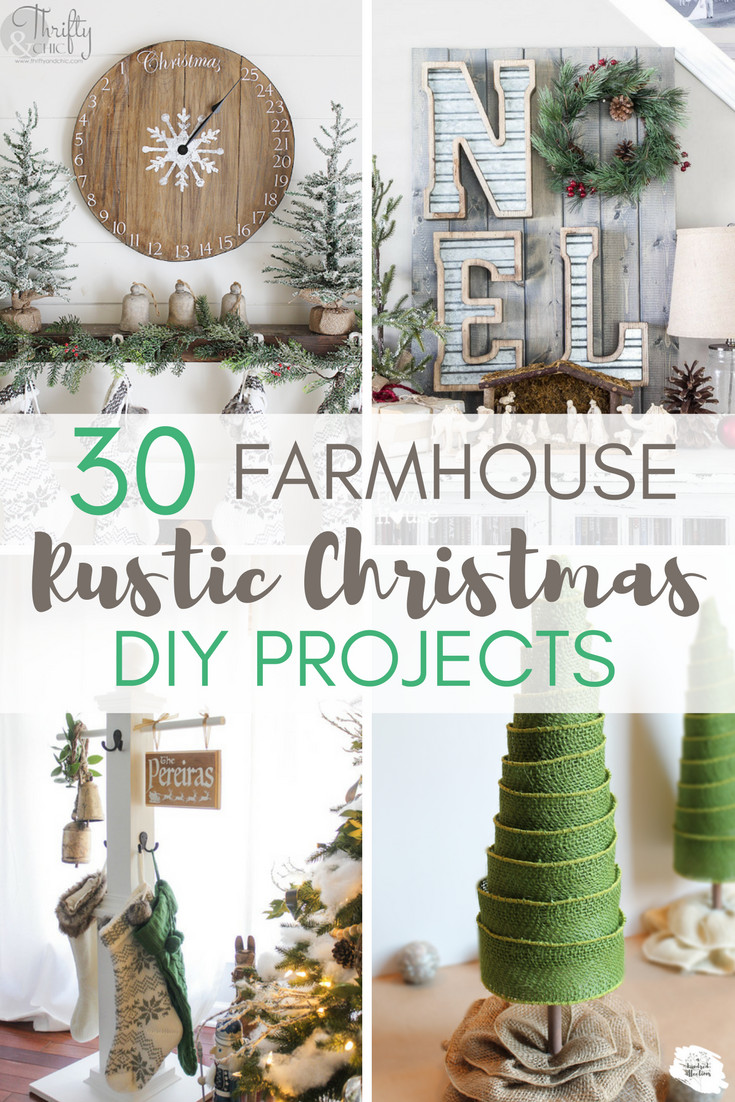 Best ideas about DIY Farmhouse Christmas Decor
. Save or Pin 30 Rustic Farmhouse Christmas DIY Projects A Hundred Now.