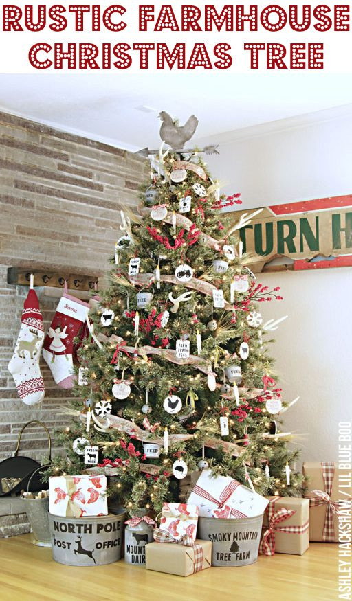 Best ideas about DIY Farmhouse Christmas Decor
. Save or Pin Rustic Farmhouse Christmas Tree Dream Tree Challenge 2016 Now.