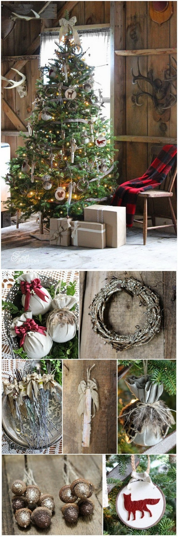 Best ideas about DIY Farmhouse Christmas Decor
. Save or Pin 55 Rustic Farmhouse Inspired DIY Christmas Decoration Now.