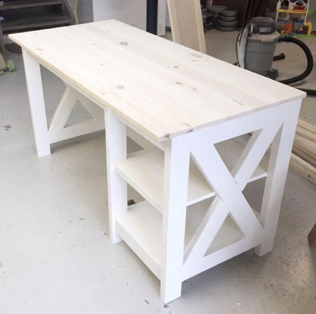 Best ideas about DIY Farmhouse Desk Plans
. Save or Pin Farmhouse X fice Desk Handmade Haven Now.