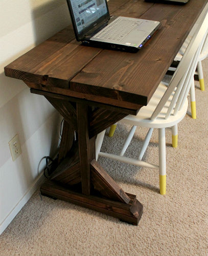Best ideas about DIY Farmhouse Desk Plans
. Save or Pin DIY Farmhouse Style Desk Away She Went Now.