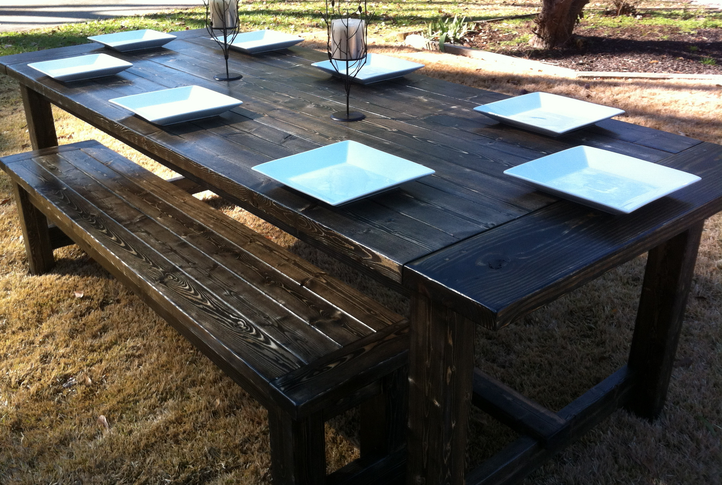 Best ideas about DIY Farmhouse Table And Bench Plans
. Save or Pin Ana White Now.