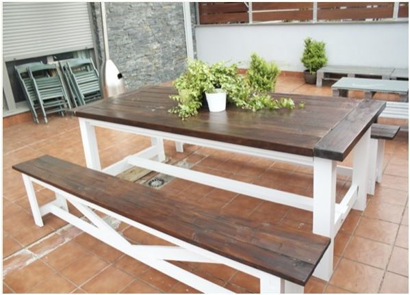 Best ideas about DIY Farmhouse Table And Bench Plans
. Save or Pin Alfresco Ideas Alma Help Now.