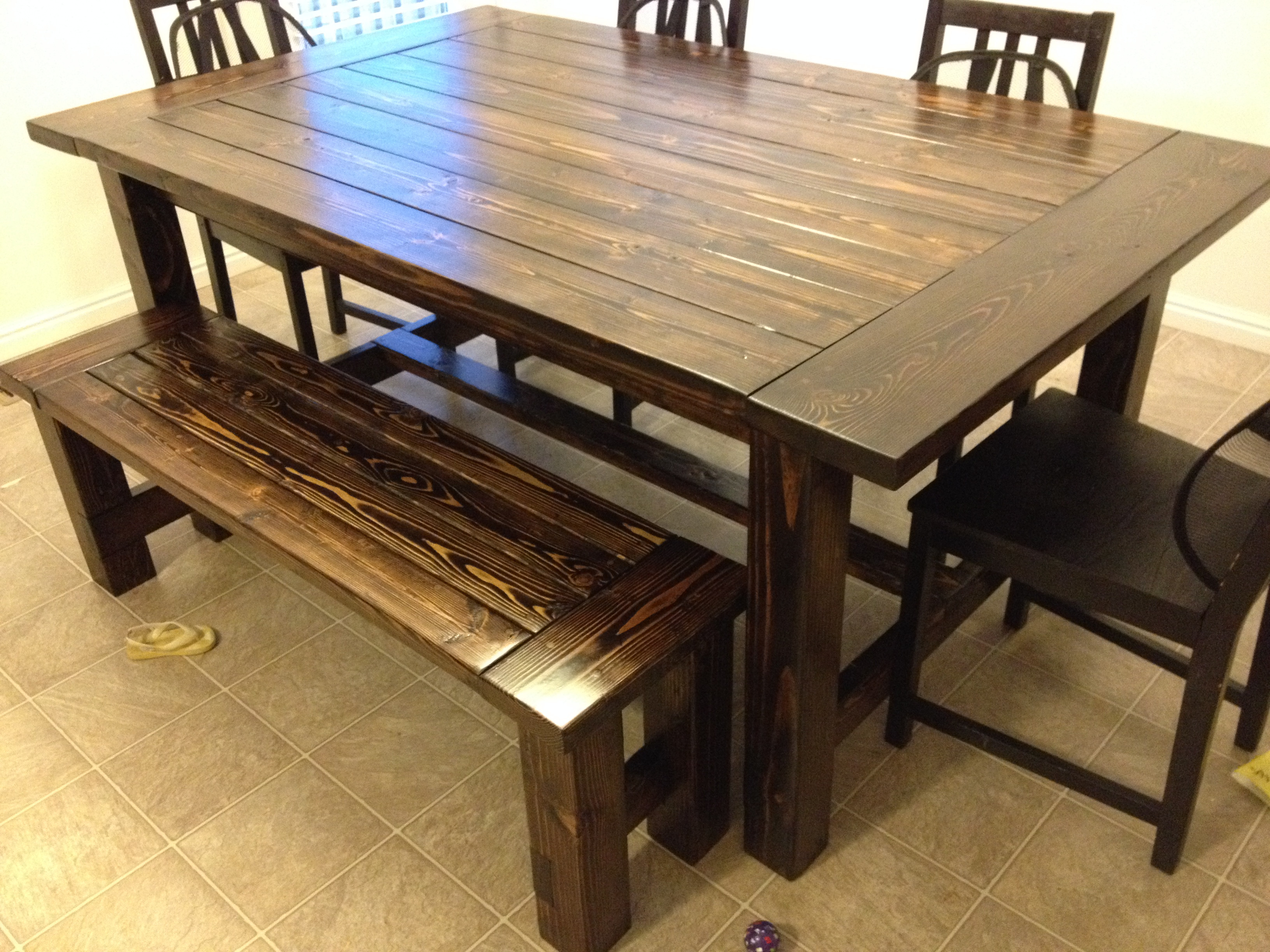 Best ideas about DIY Farmhouse Table And Bench Plans
. Save or Pin Ana White Now.