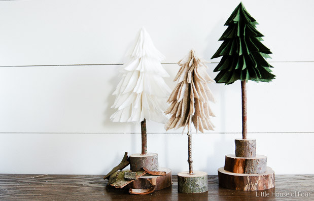 Best ideas about DIY Felt Christmas Tree
. Save or Pin DIY Rustic Felt Christmas Trees Now.
