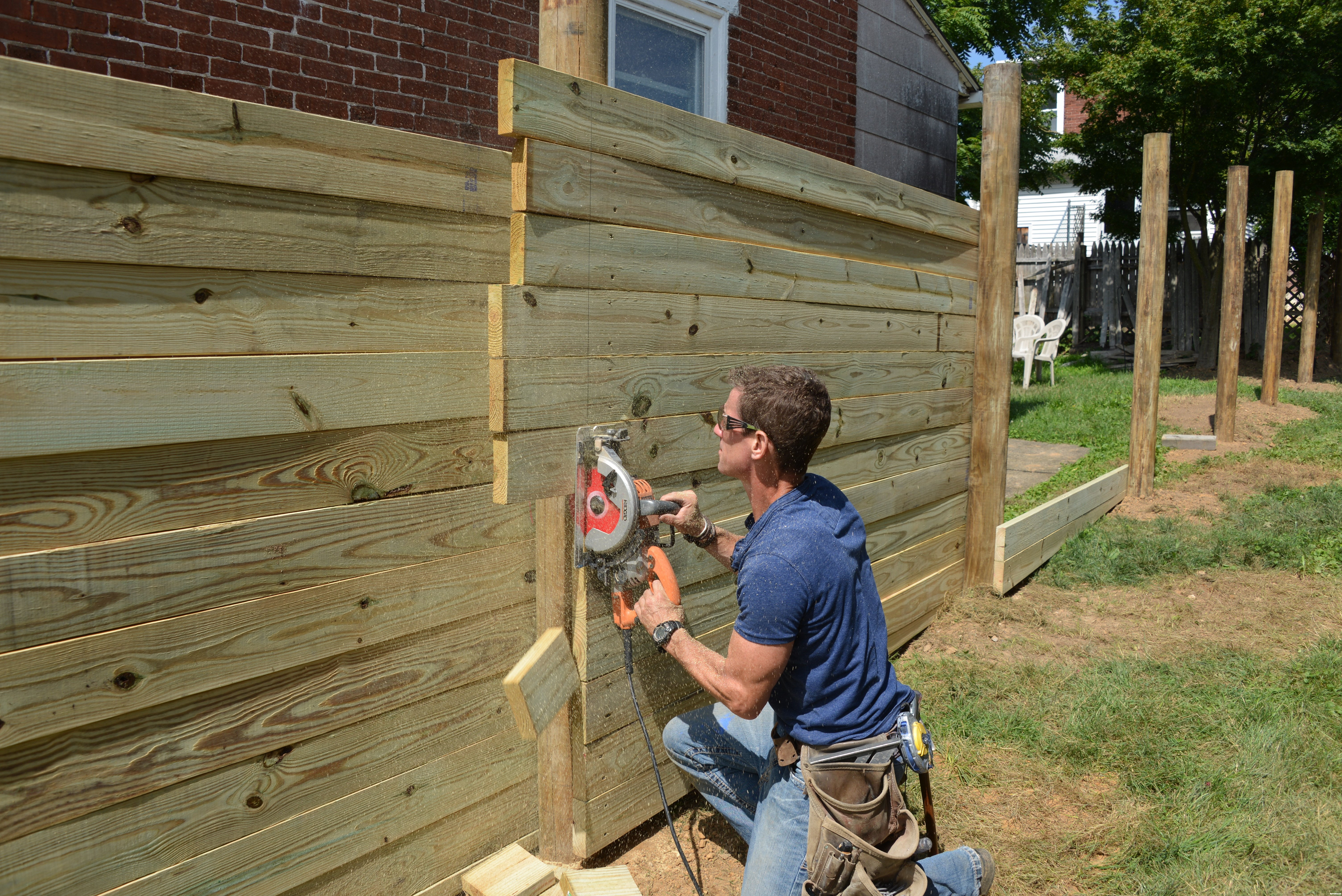 Best ideas about DIY Fence Install
. Save or Pin How To Home Improvement Building A Wood Fence Now.