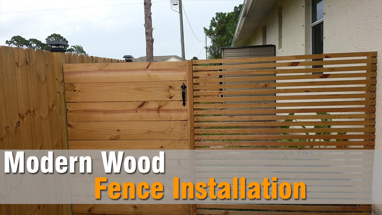 Best ideas about DIY Fences Installation
. Save or Pin Modern Wood Fence Installation Now.