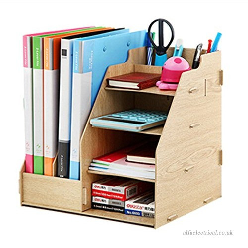 Best ideas about DIY File Organizer
. Save or Pin Desktop Organizer DIY Wooden File Holder Sorter Detachable Now.