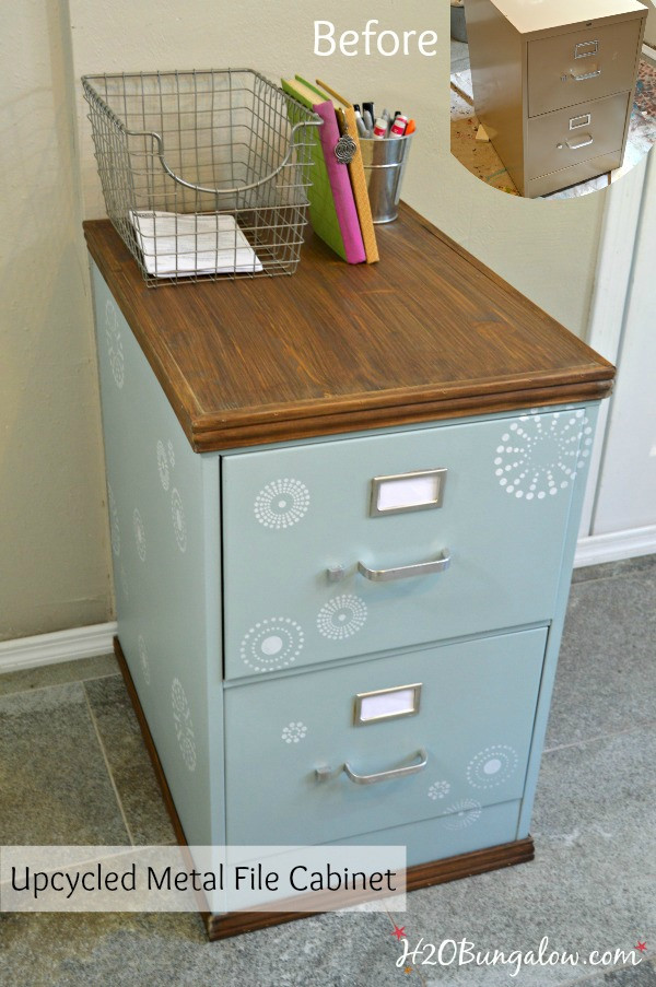 Best ideas about DIY Filing Cabinet Makeover
. Save or Pin Wood Trimmed Filing Cabinet Makeover H2OBungalow Now.