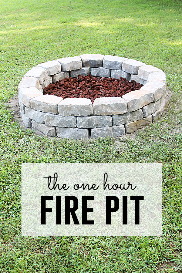 Best ideas about DIY Fire Pits
. Save or Pin Fire Pit Project you can do in one hour Now.