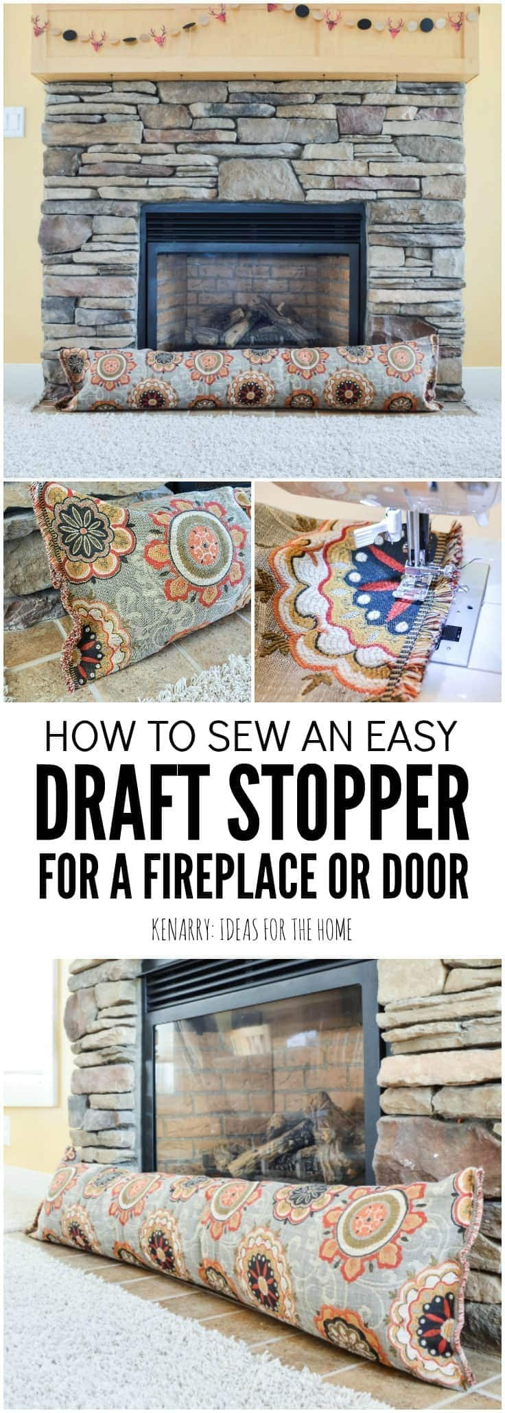 Best ideas about DIY Fireplace Draft Stopper
. Save or Pin Fireplace Draft Stopper An Easy DIY Sewing Tutorial Now.