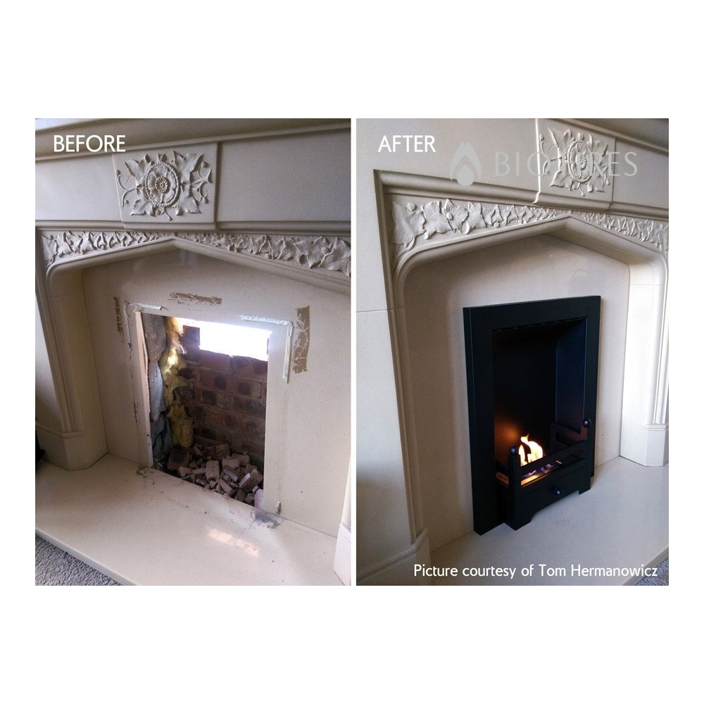 Best ideas about DIY Fireplace Insert
. Save or Pin DIY Bio Ethanol Insert for Electric Fireplaces Now.