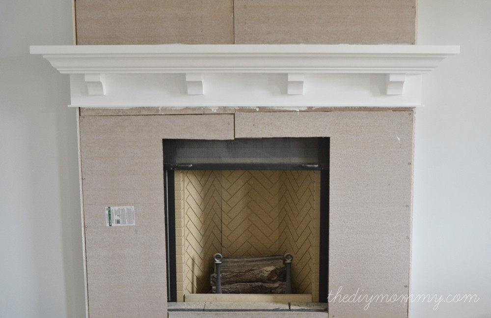 Best ideas about Diy Fireplace Mantel
. Save or Pin Building Our Fireplace The DIY Mantel – Our DIY House Now.