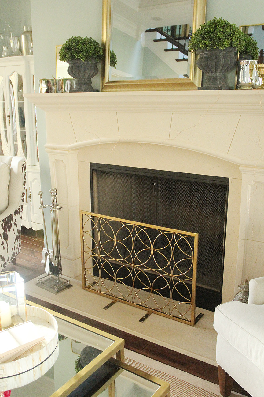 Best ideas about DIY Fireplace Screens
. Save or Pin My DIY’d Fireplace Screen for Under $30 Now.