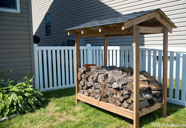 Best ideas about DIY Firewood Rack With Roof
. Save or Pin How to Make a Roofed Log Rack Backyard Project Now.