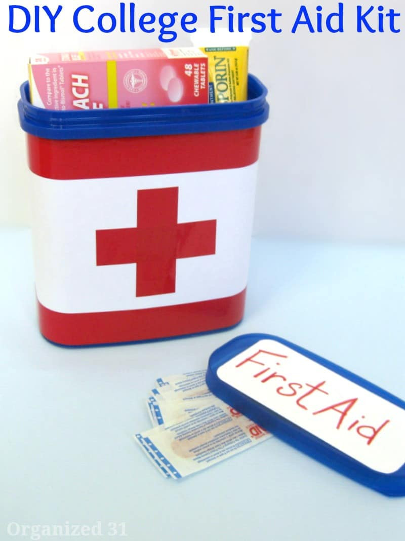 Best ideas about DIY First Aid Kit
. Save or Pin DIY College First Aid Kit Organized 31 Now.