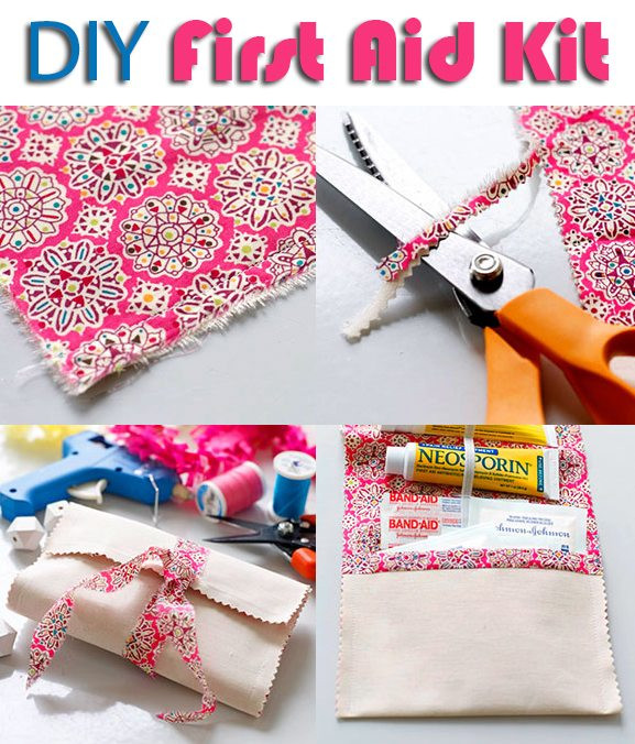 Best ideas about DIY First Aid Kit
. Save or Pin Make Your Own First Aid Kit with Summer Healthy Essentials Now.