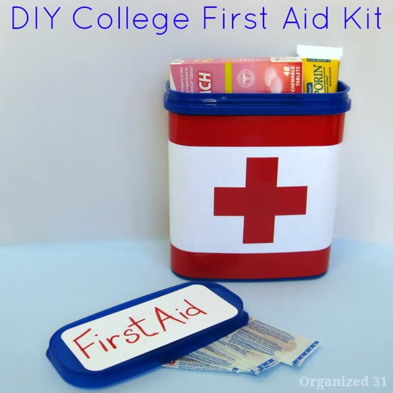 Best ideas about DIY First Aid Kit
. Save or Pin DIY College First Aid Kit Organized 31 Now.