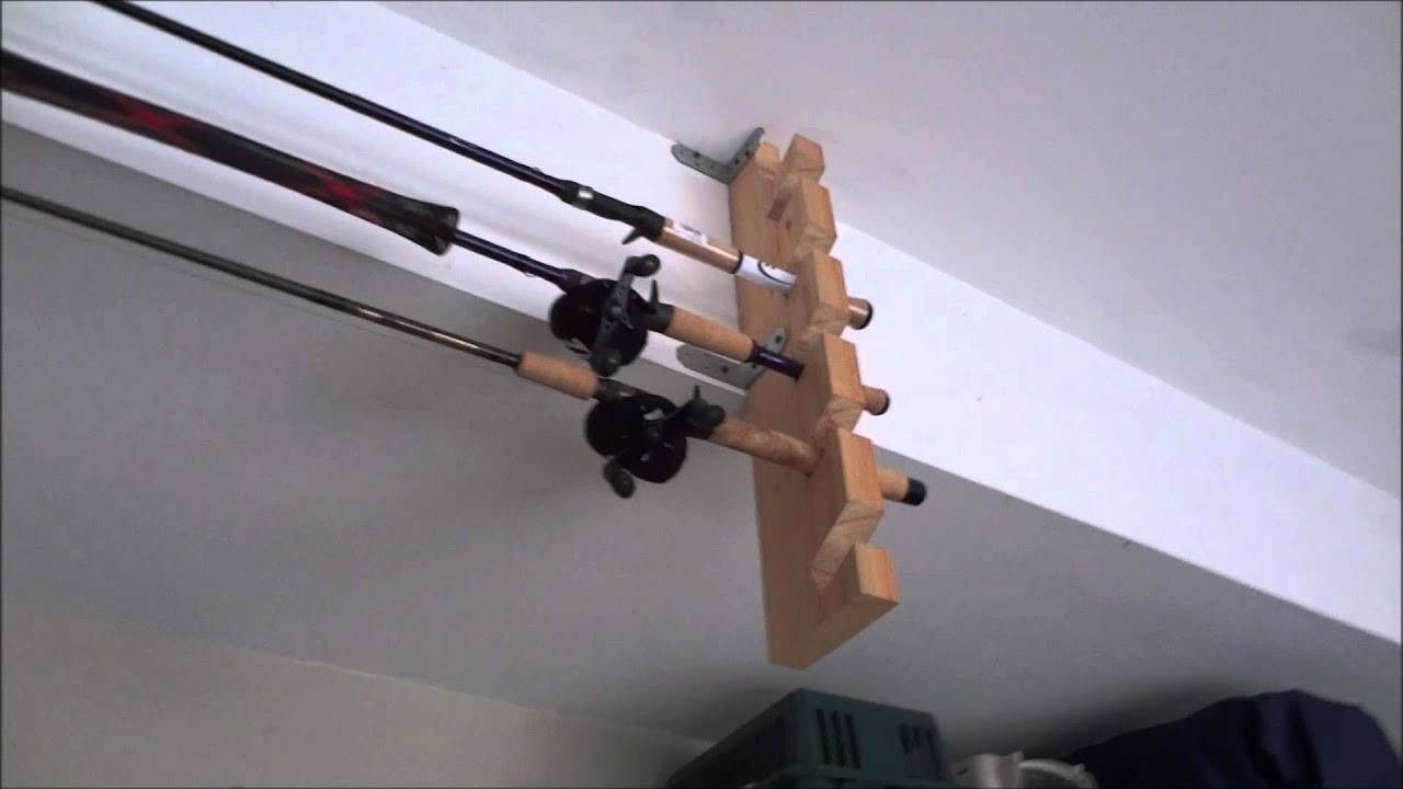 Best ideas about DIY Fishing Rod Storage
. Save or Pin DIY Fishing Rod Holder From Materials Laying Around The Now.