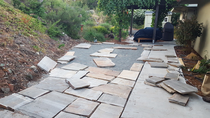 Best ideas about DIY Flagstone Patios
. Save or Pin Weekend Project DIY Flagstone Patio Now.