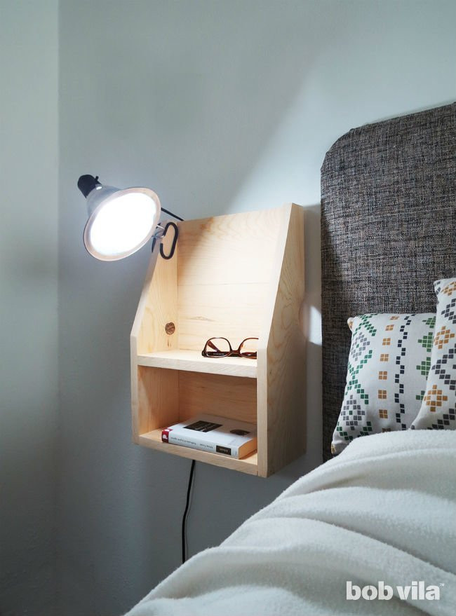 Best ideas about DIY Floating Nightstand
. Save or Pin DIY Floating Nightstand Tutorial Bob Vila Now.