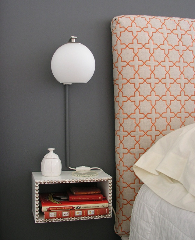 Best ideas about DIY Floating Nightstand
. Save or Pin DIY Floating Nightstand Lamps Now.